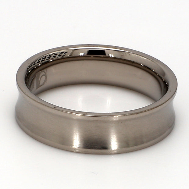 Concaved Mixed Plain Metal Band
