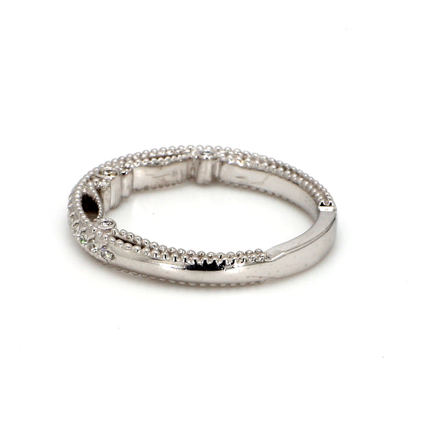 Intricate Diamond Platinum Band