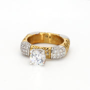 Square Diamond Fashion Ring
