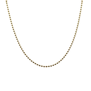 Bead Chain Necklace in 14K Yellow Gold