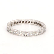 4-Prong Carved Eternity Band