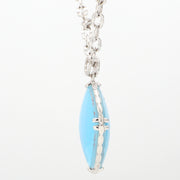 Ocean Sea Quartz Gemstone Necklace