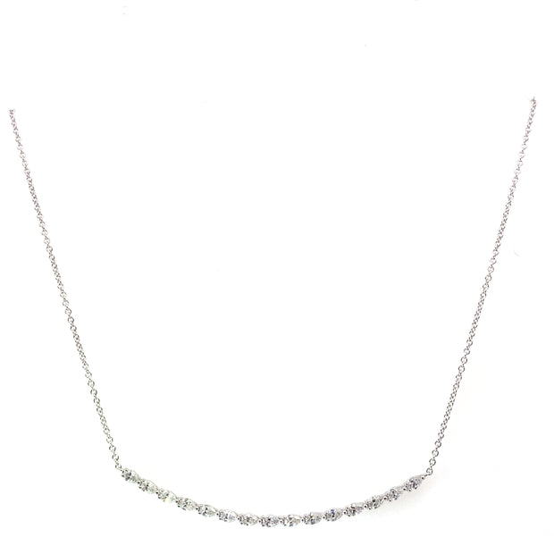 Tacori Stilla Pear Diamond Necklace
