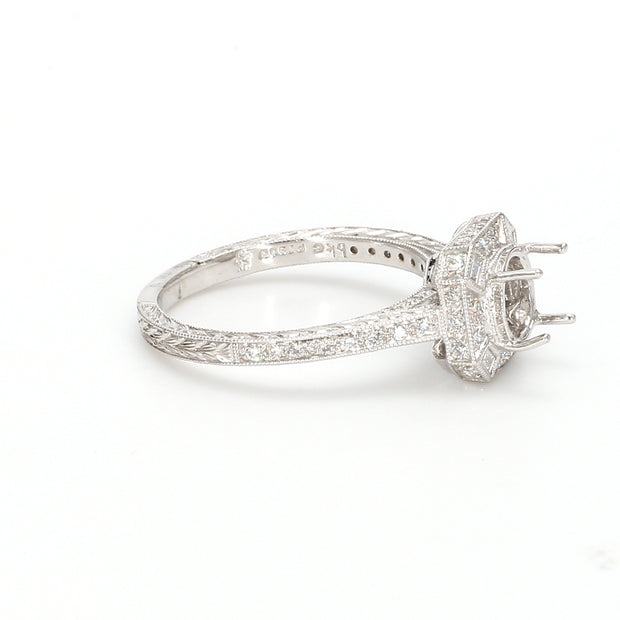 Halo Engagement Ring