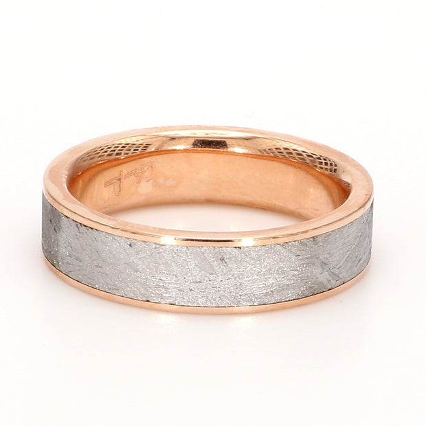 Comfort-Fit Matte Plain Metal Band