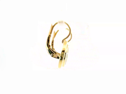 18K Yellow Gold Diamond Button Earrings