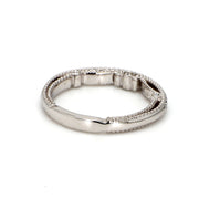 Intricate Diamond Platinum Band