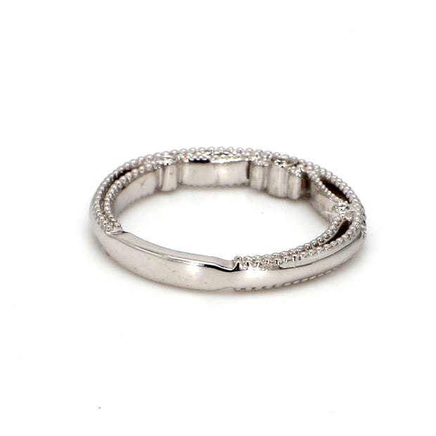 Intricate Diamond Platinum Band