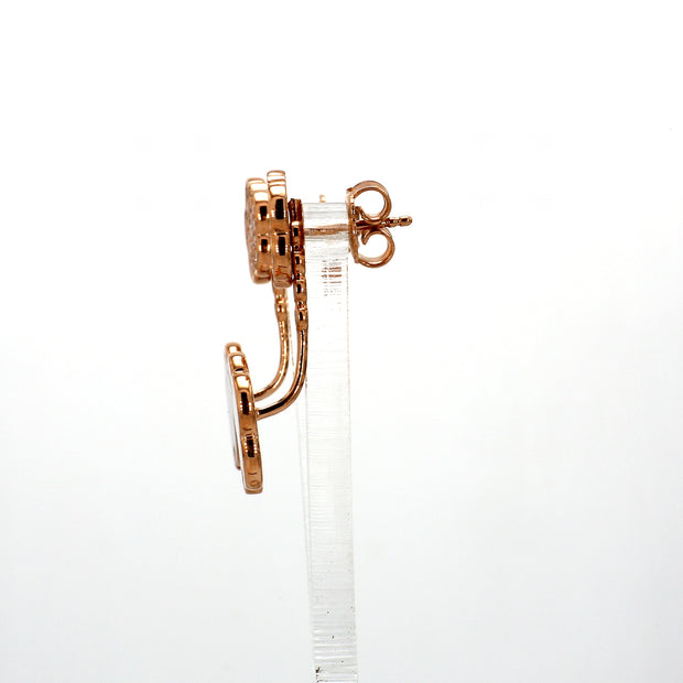 Mother-of-Pearl & Diamond Drop Earrings