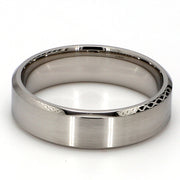 Cobalt White Metal Gent's Band by Ritani