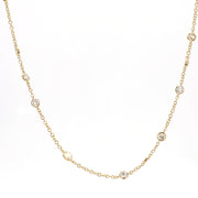 Diamond Station Necklace