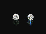 Platinum Lab-Grown Diamond Martini Studs 4.00CTW