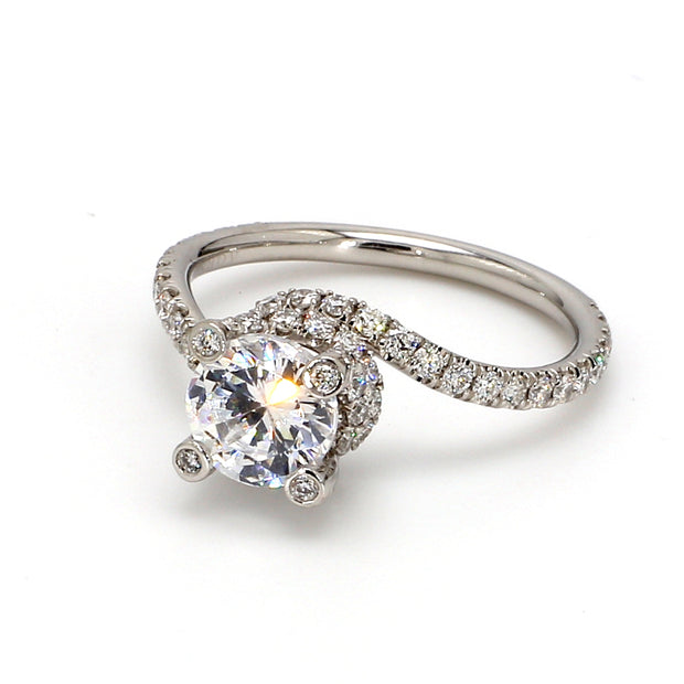 Pave Engagement Ring