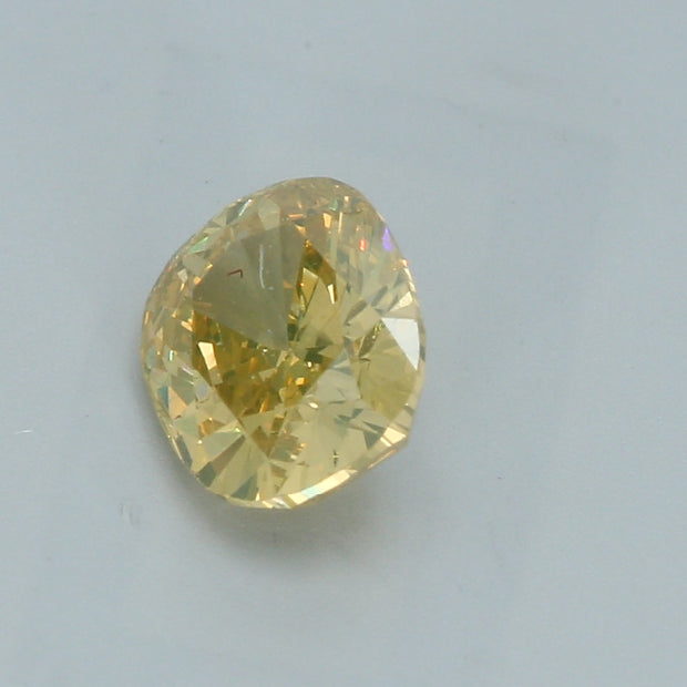 Loose Natural 1.00ct cushion Orange Diamond