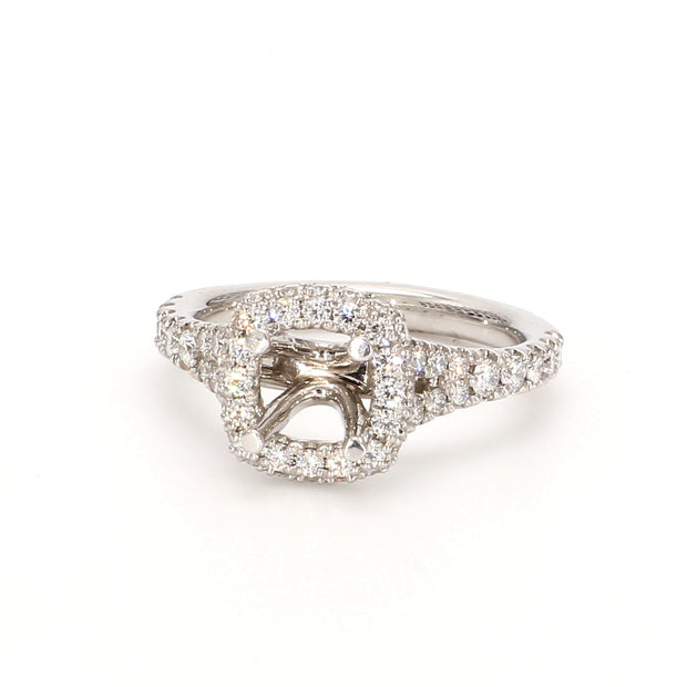 Halo Engagement Ring