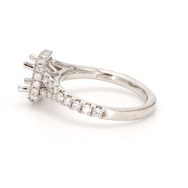Halo Engagement Ring