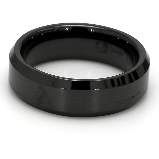 Comfort-Fit Polished Plain Metal Band