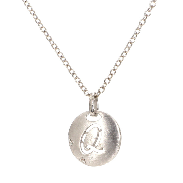 Signet-Q Diamond Necklace