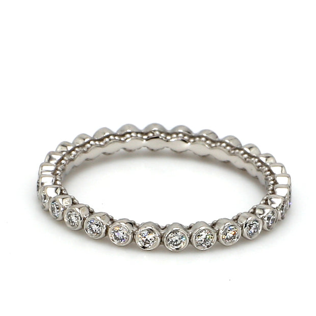 TACORI Sculpted Crescent Marquise-Shape Eternity Band