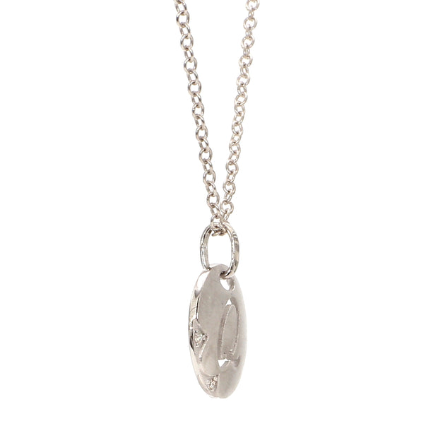 Signet-Q Diamond Necklace