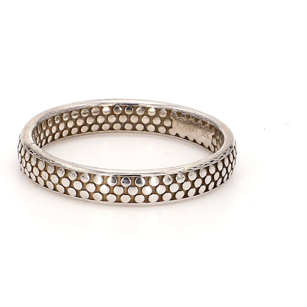 Tubetto Textured Plain Metal Band