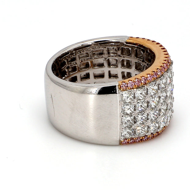 Diamond & Rose Gold Anniversary Band
