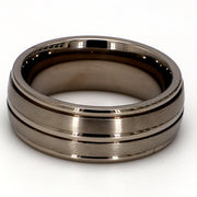 Comfort-Fit Mixed Plain Metal Band