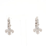 Fleur-de-Lis Diamond Earrings