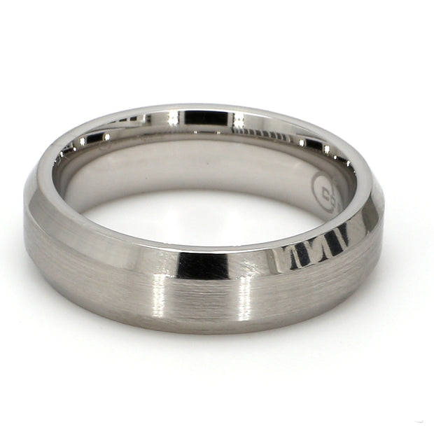 Comfort-Fit Mixed Plain Metal Band