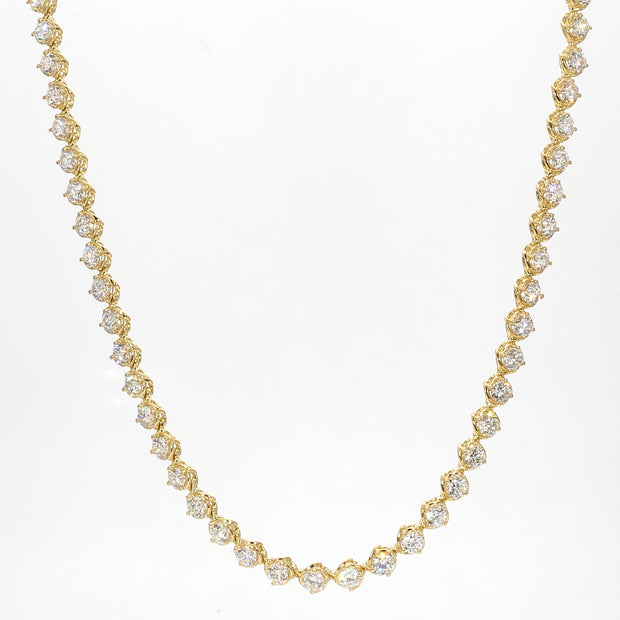 Eternity Bezel Diamond Necklace