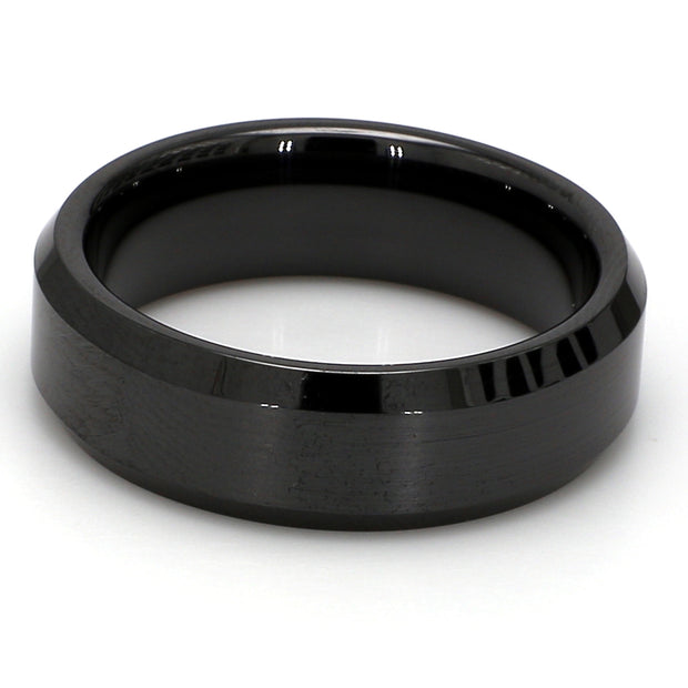 Comfort-Fit Polished Plain Metal Band