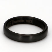 Comfort-Fit Matte Plain Metal Band