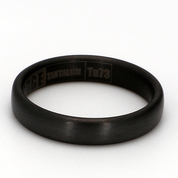 Comfort-Fit Matte Plain Metal Band