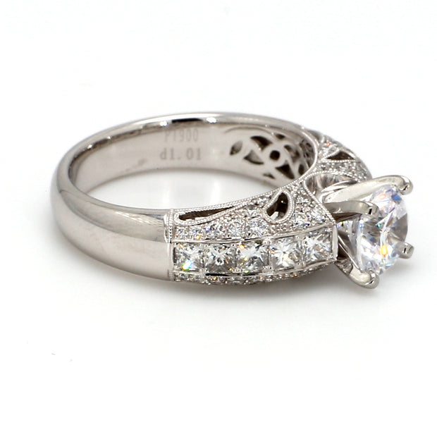 Pave Engagement Ring