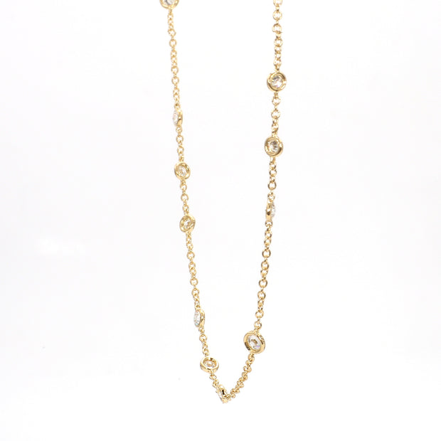 Diamond Station Necklace