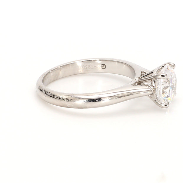 Platinum Solitaire Engagement Ring