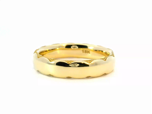 TACORI High Polish Engraved Band