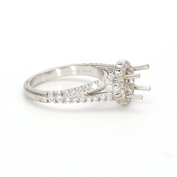 Halo Engagement Ring