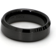 Comfort-Fit Polished Plain Metal Band
