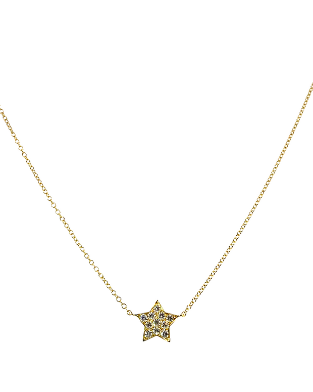 Pave Star Necklace