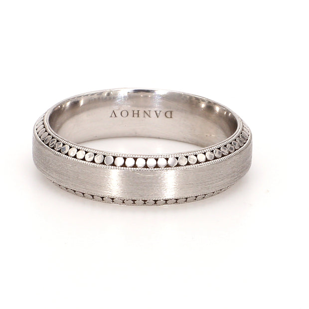 Tubetto Textured Plain Metal Band