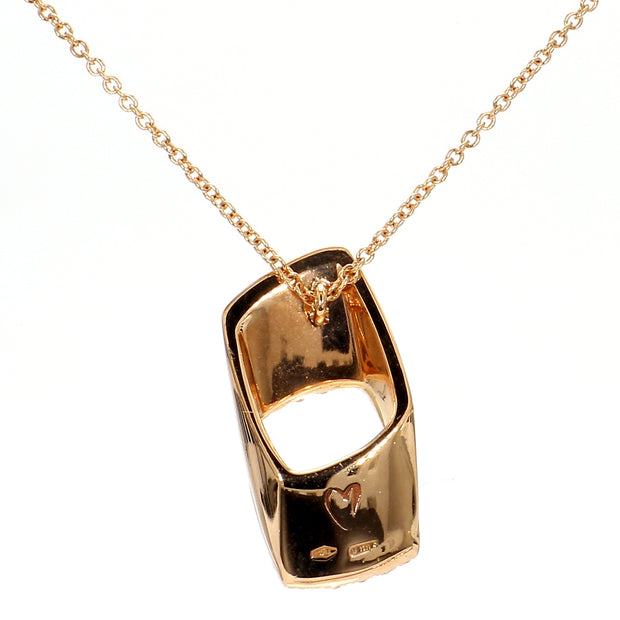 Shadow Box Diamond Necklace