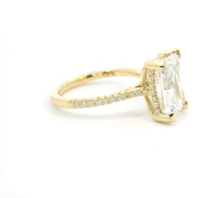 Simply TACORI Emerald Pave Engagement Ring