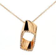 Shadow Box Diamond Necklace