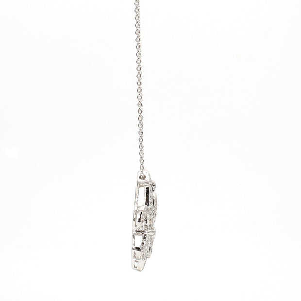 Fleur-de-Lis Diamond Necklace