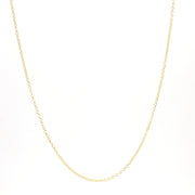 Yellow Gold Cable Necklace