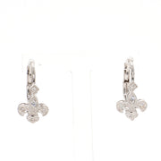 Fleur-de-Lis Diamond Earrings