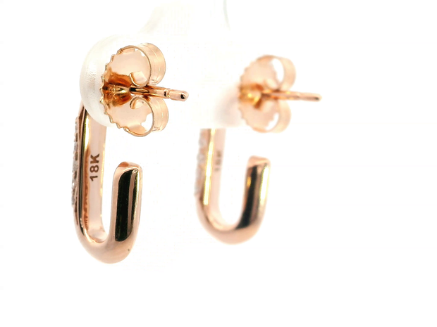 TACORI Crescent Eclipse Diamond Link Earrings