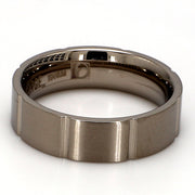 Comfort-Fit/Grooved Mixed Plain Metal Band