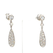 Diamond Pave Drop Earrings